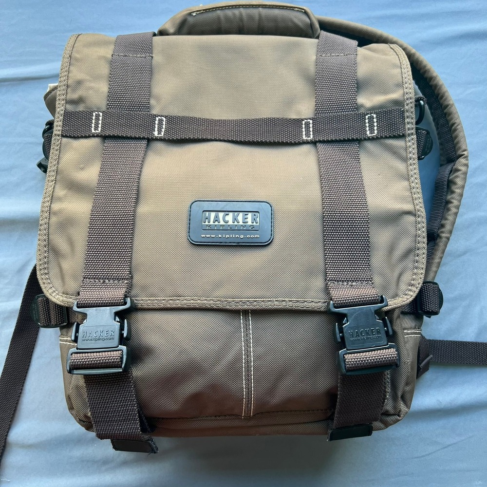 Kipling Hacker Messenger Bag Backpack Laptop Tabl… - image 1